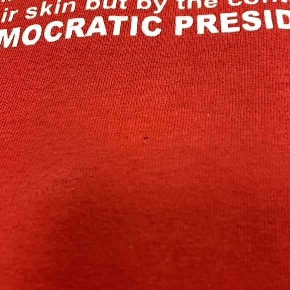 Martin Luther King Jr. & Obama 2008 Presidential Elect Democrat Red Tee - Picture 8 of 9